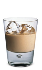The Bailey's Over Ice is a brown colored drink made from Bailey's Irish cream, and served over ice in a rocks glass.