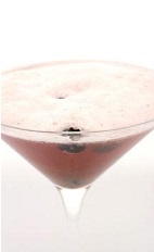 The Caipirinha Club cocktail recipe is a red colored drink made in the traditional way from Leblon cachaca, raspberries, grenadine, lemon juice, pineapple syrup and egg white, and served shaken in a chilled cocktail glass.