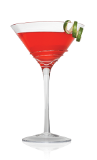 The Citros Cosmo cocktail is a variation of the classic Cosmo drink. Made from Stoli Citros citrus vodka, triple sec, cranberry juice and bitters, and served in a chilled cocktail glass.