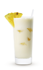The Colada Cruzan is a cream colored tropical drink made from Cruzan aged light rum, pineapple juice and coconut cream, and served over ice in a highball glass.