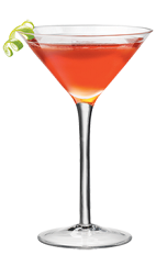 The Cosmo PAMA is a variation of the classic Cosmopolitan cocktail recipe perfect for any cocktail party. A red colored cocktail made from PAMA pomegranate liqueur, Cointreau orange liqueur, lime juice and cranberry juice, and served in a chilled cocktail glass.