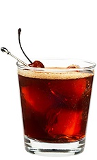 The Equinox can either be the longest or the shortest day of the year, depending on where you are in the world. The Equinox Spice drink recipe celebrates this time-immortal event. Made from Basil Hayden's bourbon, Cherry Heering, bitters, Guinness and nutmeg, and served over ice in a rocks glass.