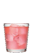 The Fresh Press is a pink colored drink recipe made from Three Olives whipped cream vodka, club soda, lemon-lime soda and cranberry juice, and served over ice in a rocks glass.