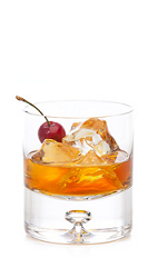 The Gran Old Fashioned is an orange colored drink recipe made in the traditional ways. Made from Gran Gala Triple Orange liqueur, Eagle Rare bourbon and cherry bitters, and served over ice in a rocks glass.