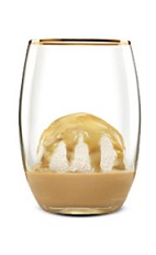The Hazelnut Ice Cream could be considered a desert or a drink. Made from Bailey's hazelnut Irish cream, vanilla ice cream and chocolate, and served in a parfait glass, or other large glass.