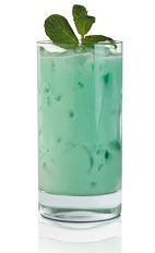 If you ever find yourself hosting a Kentucky Derby party for a bunch of paddies, then the Irish Julep is just the thing for you. A green colored drink recipe made from Basil Hayden's bourbon, green crème de menthe, mint and milk, and served over ice in a highball glass.