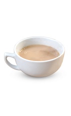 the Irish Peppermint Tea drink is made from Bailey's Irish cream and peppermint tea, and served in a warm coffee mug or glass.