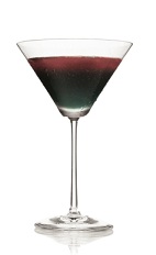 The Jalisco Sunset is a brown cocktail made form Patron tequila, orange juice, pineapple juice, prickly pear syrup and blue curacao, and served in a chilled cocktail glass.
