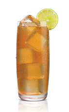 The Peachtree Smash is made from Stoli Peachik peach vodka, lemon juice, agave nectar, grenadine and peach iced tea, and served over ice in a highball glass.