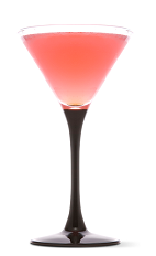 The Pink Squirrel is a classic cocktail recipe made from dark crème de cacao, hazelnut liqueur and half-and-half, and served in a chilled cocktail glass.