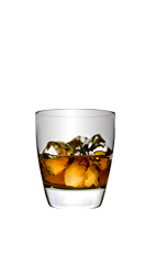 The Royal Washington Apple is a smooth brown colored drink made from Smirnoff Green Apple vodka and Crown Royal whiskey, and served over ice in a rocks glass.