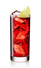 The Summer Gin and Cranberry is a rich red drink made from Beefeater gin, lime and cranberry juice, and served over ice in a highball glass.