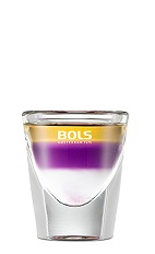 The Thistle is a colorful shot perfect for any party or event. Clear, golden and purple in color, Thistle is made from white creme de cacao, parfait amour and Scotch, and served in a chilled shot glass.