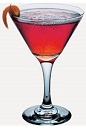 The Aqua Punch is a purple colored cocktail recipe made from Burnett's fruit punch vodka, blue curacao, grenadine and club soda, and served in a chilled cocktail glass.