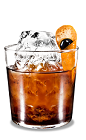 The Black Russian Orange is a modern variation of the classic Black Russian drink. Made from Kahlua coffee liqueur, vodka and orange, and served in a rocks glass over ice.