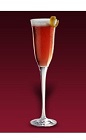 The Bowery Cocktail recipe is made from Dubonnet Rouge, gin, brown sugar cube, bitters and chilled champagne, and served in a chilled champagne flute.