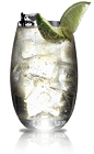 The Bullfrog drink recipe is made from Danzka vodka, triple sec and limeade, and served over ice in a highball glass.