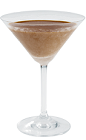 The Caramel Star cocktail recipe is a brown colored drink made from Kamora coffee liqueur, butterscotch schnapps and vodka, and served in a chilled cocktail glass.