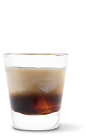 The Chocolate Coffeecake drink recipe is a cream colored dessert cocktail made from UV Chocolate Cake vodka, Kahlua coffee liqueur and light cream, and served over ice in a rocks glass.