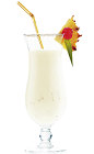 The Chocolate Colada is a smooth blended tropical cocktail designed to help you enjoy a tropical beach or a summer party on your deck. A cream colored cocktail made from Mozart White chocolate liqueur, rum and coconut cream, and served in a chilled hurricane glass.