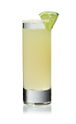 The Citrus Twist Shot is made from Stoli Ohranj orange vodka and grapefruit juice, and served in a chilled shot glass.