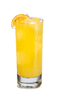 The Creamy Orange is an orange drink made from Smirnoff whipped cream vodka and orange soda, and served over ice in a highball glass.