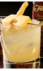 The Cubano cocktail recipe is made from white rum, lime juice and sugar, and served shaken in a chilled cocktail glass.
