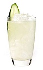 The Cucumber Collins is a fresh and crisp variation of the classic Tom Collins drink recipe. Made from 42 Below vodka, lemon juice, simple syrup, cucumber and club soda, and served over ice in a highball or Collins glass.