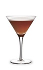The Express is a brown cocktail made from coffee liqueur and anisette, and served in a chilled cocktail glass.