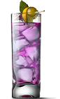 The Grape Ape drink recipe is a purple colored cocktail made from UV Grape vodka, lemon-lime soda and sweet & sour mix, and served over ice in a highball glass.
