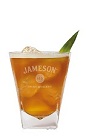 The Jameson Caramel Manhattan is a unique mix of flavors to create one of the best Saint Patrick's Day cocktails. An orange drink made from Jameson Irish whiskey, caramel vodka, sweet red vermouth, pineapple juice and bitters, and served over ice in a rocks glass.