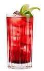 The L'Autentico and Cranberry drink is made from Galliano L'Autentico, cranberry juice and lime, and served over ice in a highball glass.