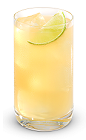 The Lower East Side is a well balanced golden colored drink made from New Amsterdam gin, lime juice, honey and club soda, and served over ice in a highball glass.