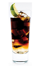 The Malibu Cola is a New World invention begging to be enjoyed while sitting beside the pool on a hot summer day. A brown colored drink made from Malibu coconut rum and cola, and served over ice in a highball glass garnished with lime.