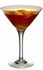 The Manhattan is a classic cocktail made from bourbon, sweet vermouth and a maraschino cherry, and served in a chilled cocktail glass.
