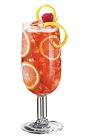 The PAMA Lemonade drink recipe is a refreshing cocktail to cool you down on a hot summer day. An orange colored drink made from PAMA pomegranate liqueur, citrus vodka, raspberry puree and lemonade, and served over ice in a tall glass.