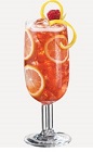 The Pomade cocktail recipe is not something for your hair, but is a tasty summer drink made from Burnett's pomegranate vodka and lemonade, and served over ice in a tall glass.