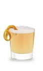This variation of the classic Sidecar is made from cognac, Cointreau and sour mix, and served over ice in a rocks glass.