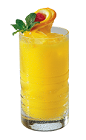 The Southern Squeeze is an orange colored drink made from Southern Comfort 100 Proof and orange juice, and served over ice in a highball glass.