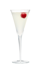 The Sparkling Pomegranate cocktail is made from Smirnoff Sorbet Raspberry Pomegranate vodka, lemon juice, simple syrup and prosecco or champagne, and served in a chilled champagne glass.