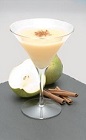 The Spiced Pear Caipirinha cocktail recipe is a blast of fruit flavors in a spicy package. Made from Leblon cachaca, pear juice, lemon juice, simple syrup, ginger, nutmeg and cinnamon, and served in a chilled cocktail glass.