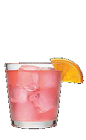 The Floridian is a red colored summertime cocktail recipe made from Three Olives mango vodka, cranberry juice and triple sec, and served over ice in a rocks glass.