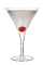 The Chocolate Covered Cherry cocktail recipe is a sophisticated dessert drink made from Three Olives chocolate vodka, cherry vodka and white crème de cacao, and served in a chilled cocktail glass.