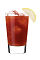 The 57 Wasabi Bloody Mary is a red colored drink made from Smirnoff No 57 vodka, tomato juice, worcestershire sauce, hot sauce, black pepper and wasabi, and served over ice in a highball glass.