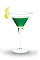 The Appleknocker Martini is a vibrant green cocktail perfect for Halloween parties or any Fall event. Made from Finlandia lime vodka, apple juice and green apple syrup, and served in a chilled cocktail glass.