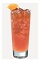 The Berry Lemonade drink recipe is a peach colored delight made from Burnett's blackberry vodka, raspberry schnapps and lemonade, and served over ice in a highball glass.