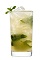The Beyond Compear drink recipe is made from 42 Below Kiwi vodka, amaretto, pear juice and mint, and served over ice in a highball glass.