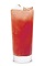 The Crantasia Crush is an orange drink made from cranberry schnapps and orange juice, and served over ice in a highball glass.