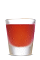 The Chocolate Covered Cherry is a brown colored shot made from Southern Comfort Bold Black Cherry and dark creme de cacao, and served in a chilled shot glass.