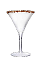 The Chocolate Dipped Berry cocktail recipe is a delicious dessert cocktail made from Three Olives berry vodka, chocolate vodka and white crème de cacao, and served in a chocolate-rimmed cocktail glass.